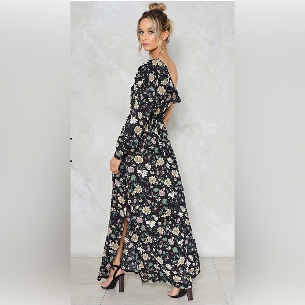 Nasty Gal one shoulder dress